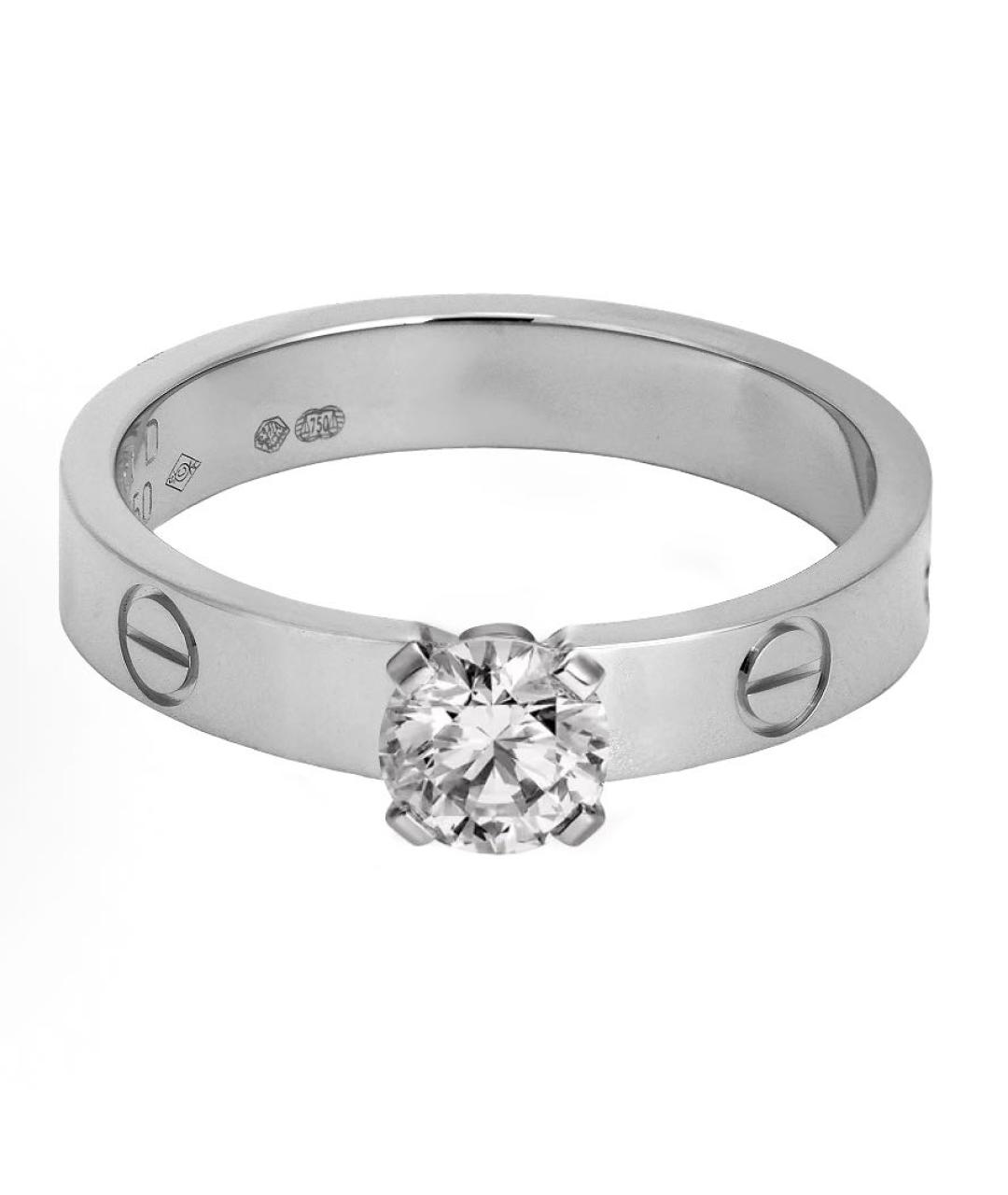 CARTIER Серебряное кольцо из белого золота, фото 3