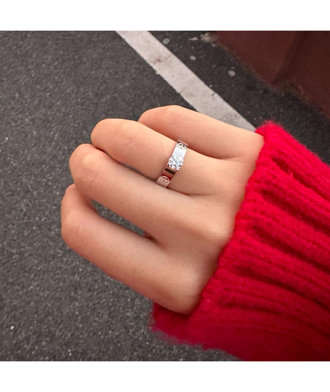 CARTIER Серебряное кольцо из белого золота, фото 4