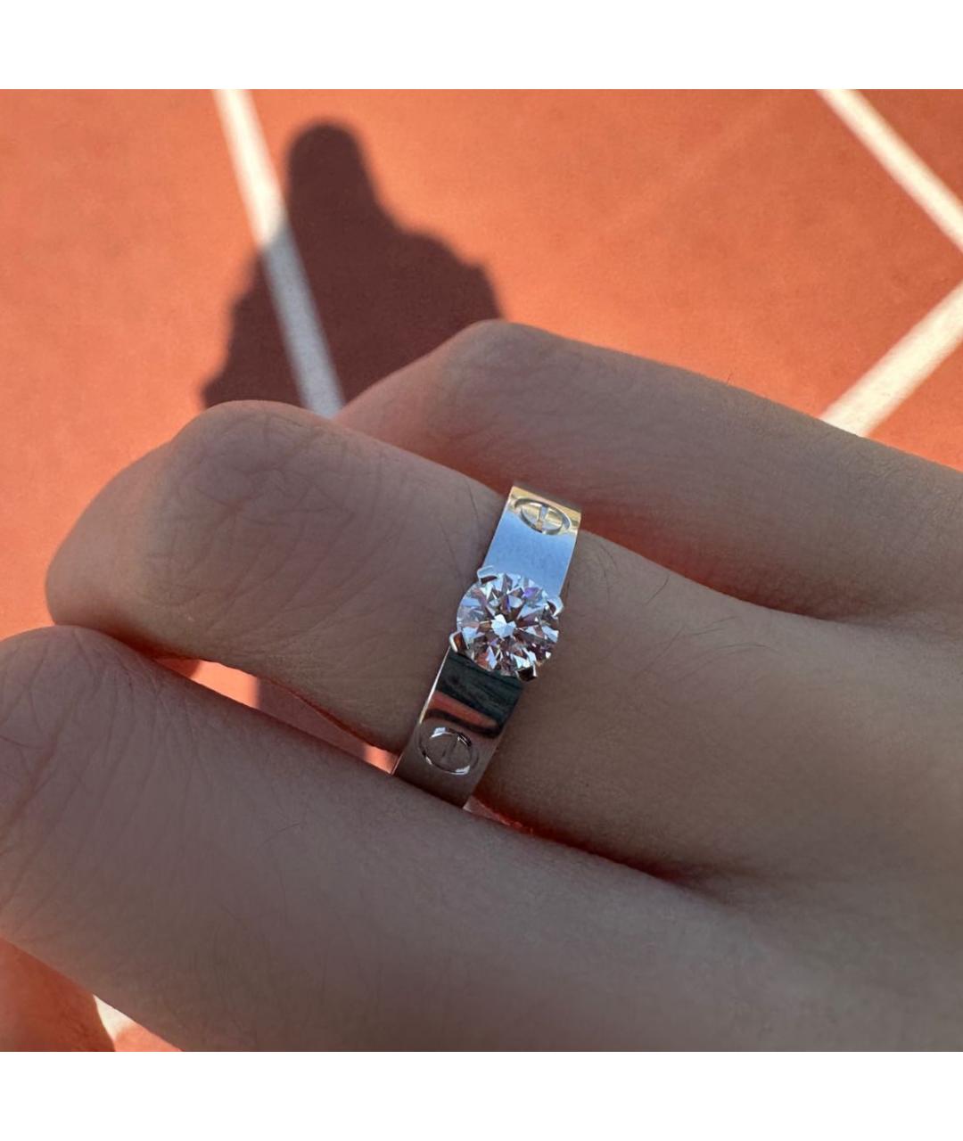 CARTIER Серебряное кольцо из белого золота, фото 5