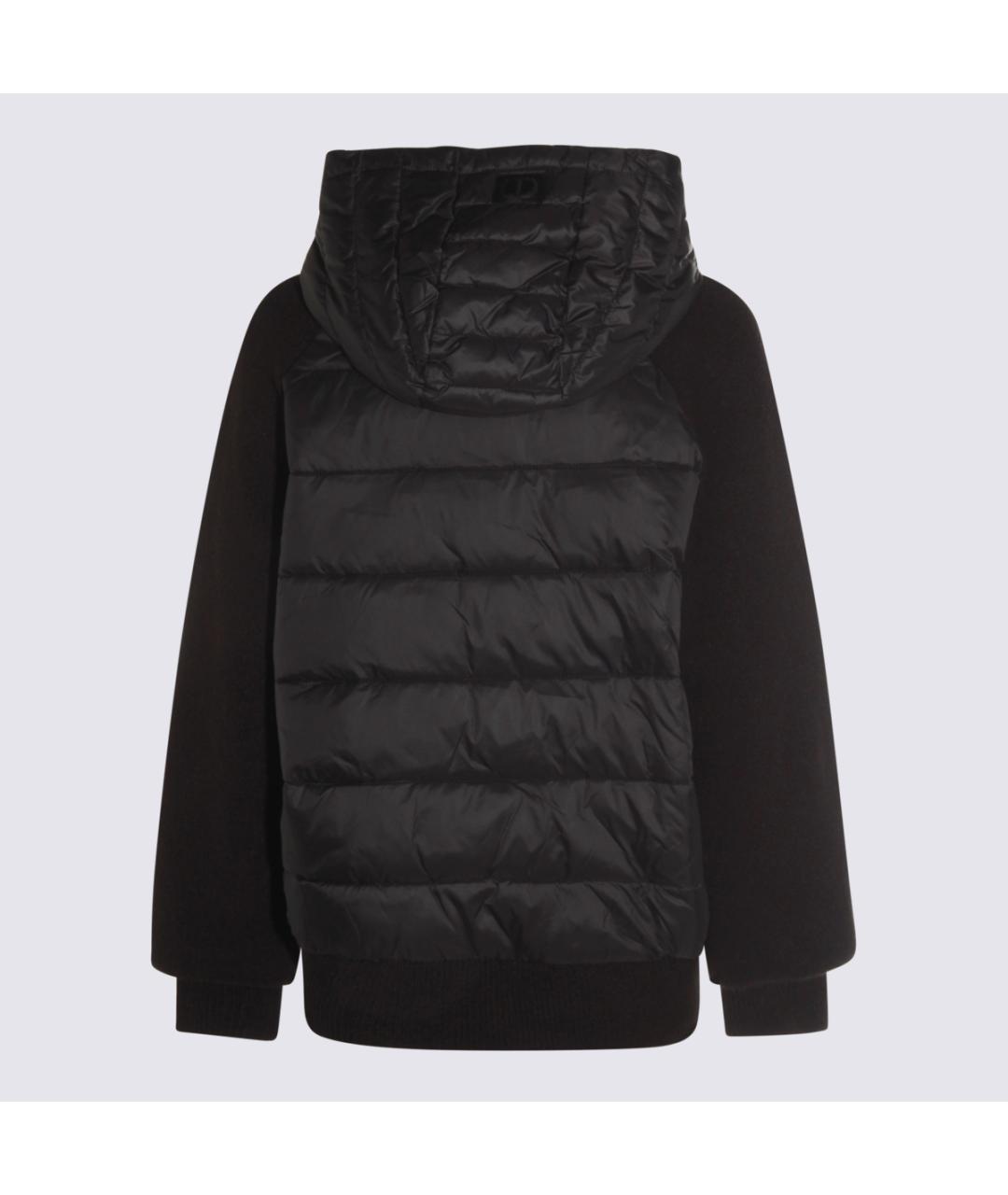 TWIN-SET Черная полиэстеровая куртка, фото 2