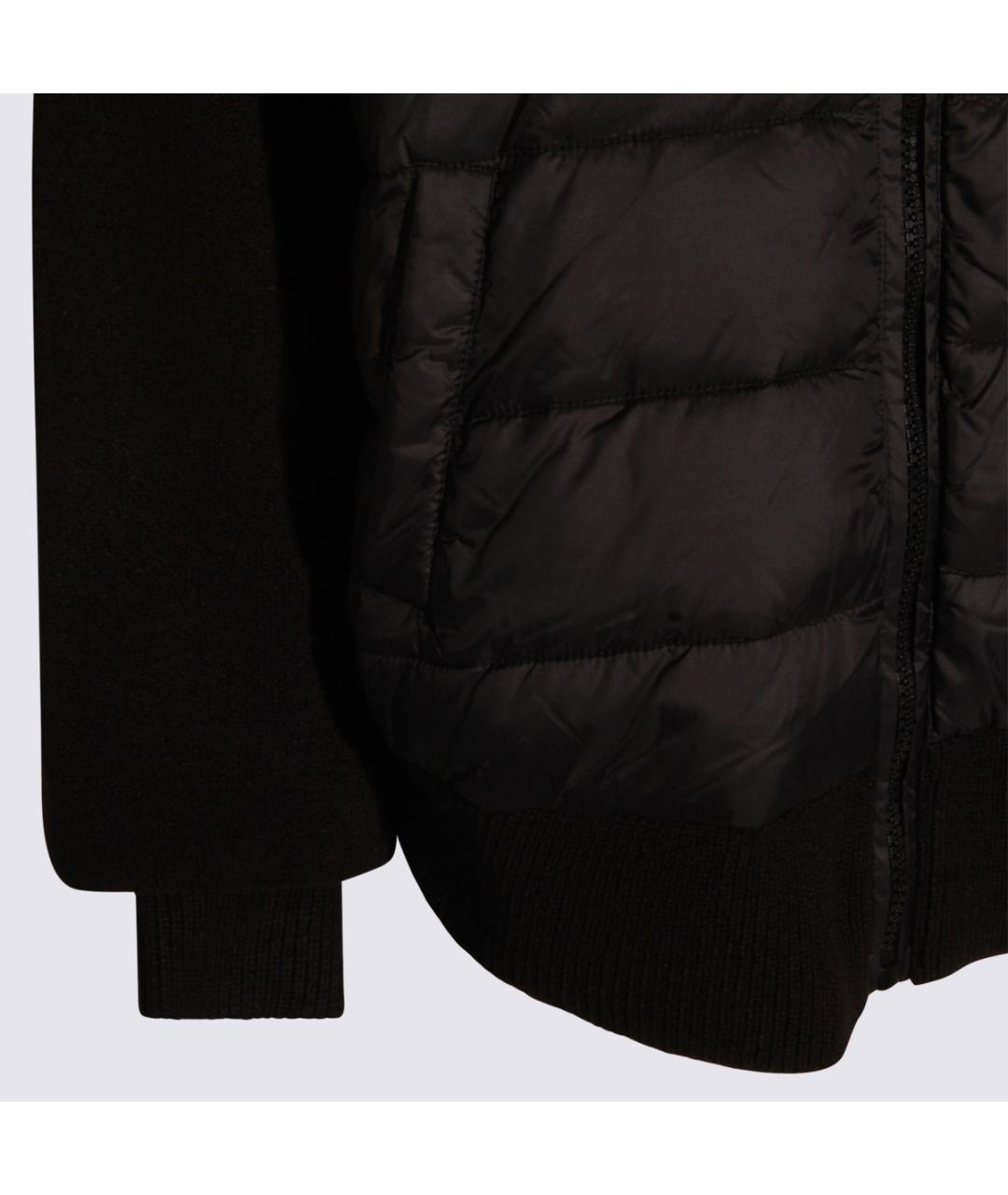 TWIN-SET Черная полиэстеровая куртка, фото 3