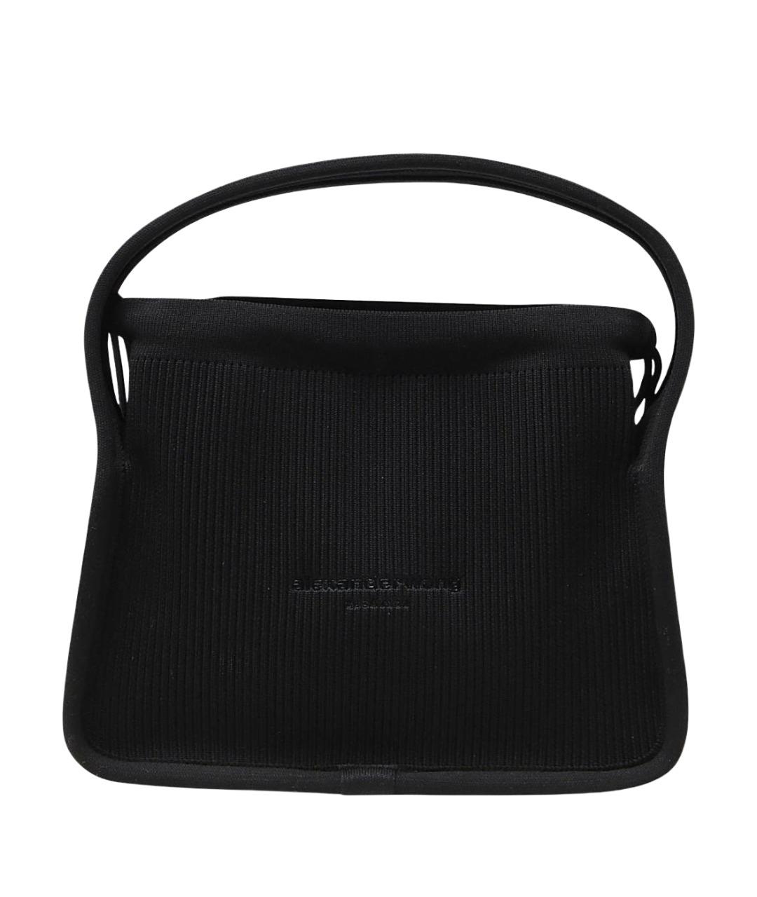 ALEXANDER WANG Черная хлопковая сумка с короткими ручками, фото 1