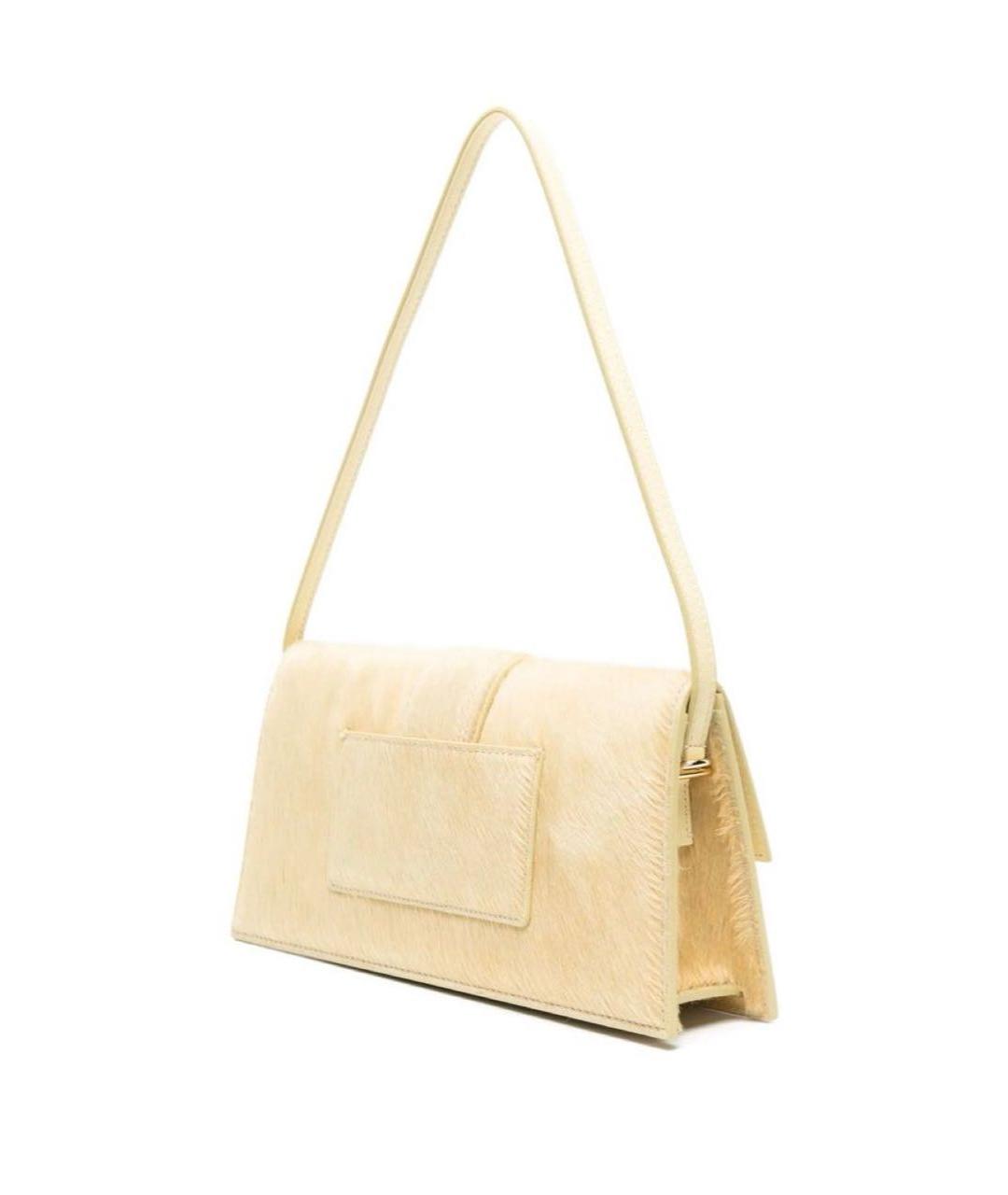 JACQUEMUS Желтая сумка через плечо, фото 3