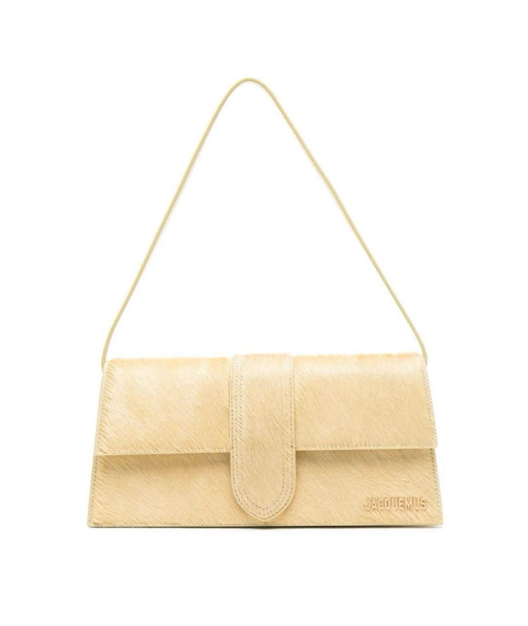 JACQUEMUS Желтая сумка через плечо, фото 6