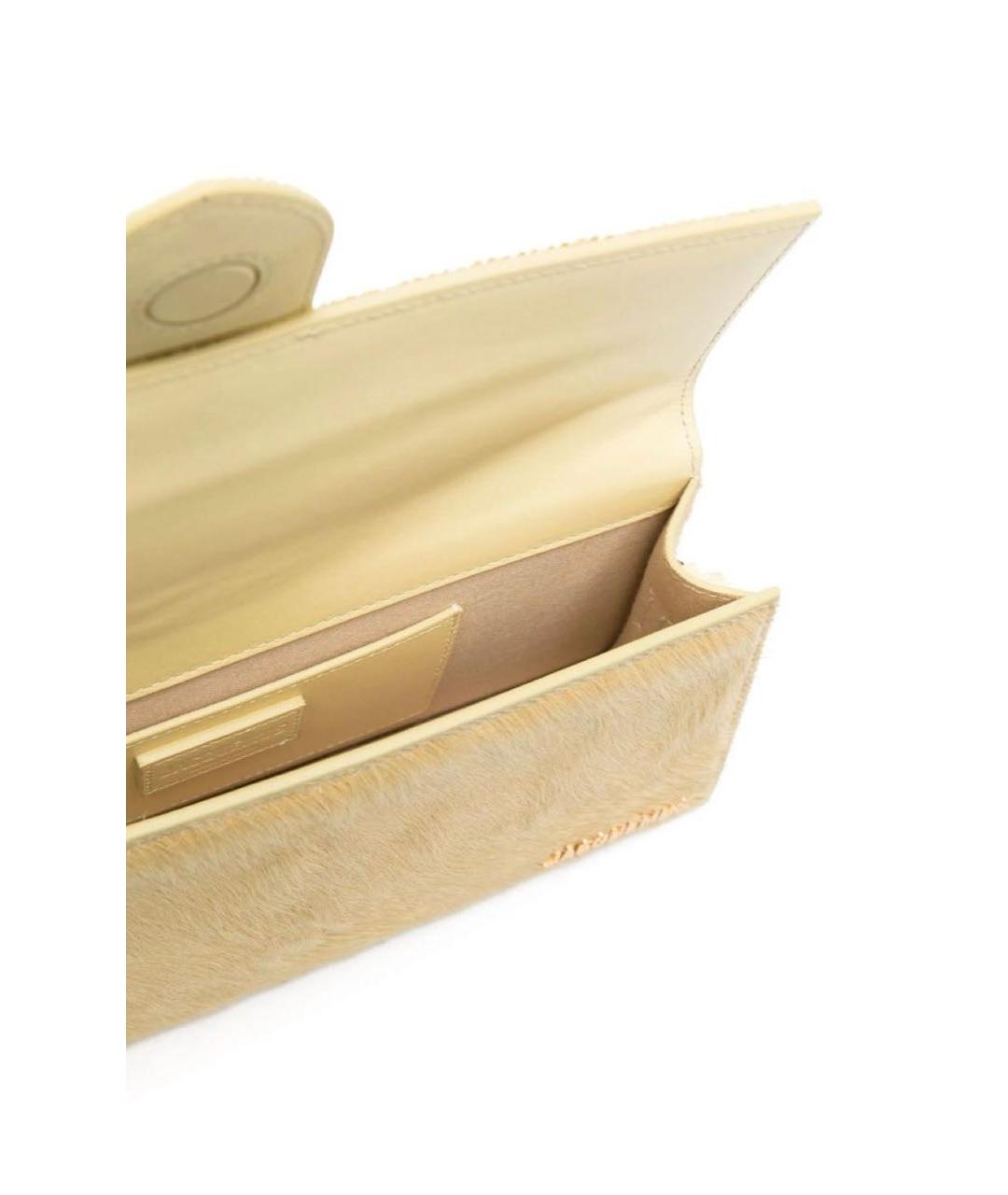 JACQUEMUS Желтая сумка через плечо, фото 4