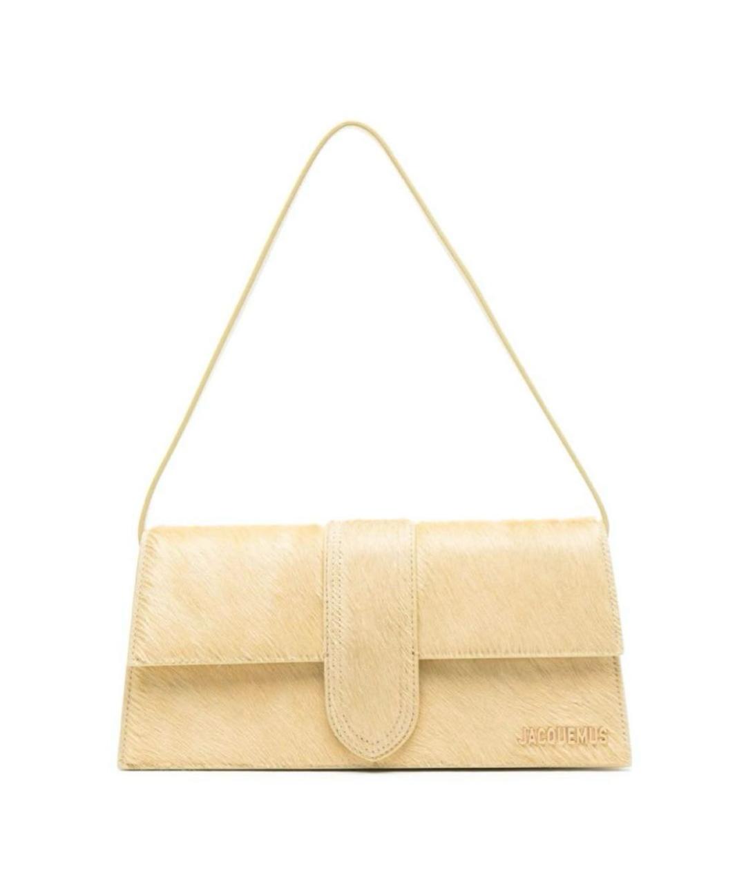 JACQUEMUS Желтая сумка через плечо, фото 7