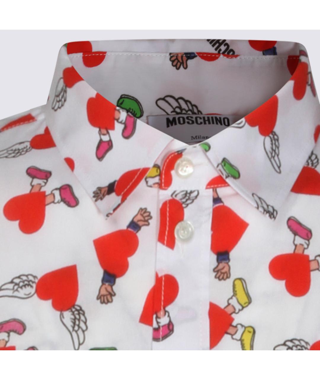 MOSCHINO Мульти хлопковая кэжуал рубашка, фото 3