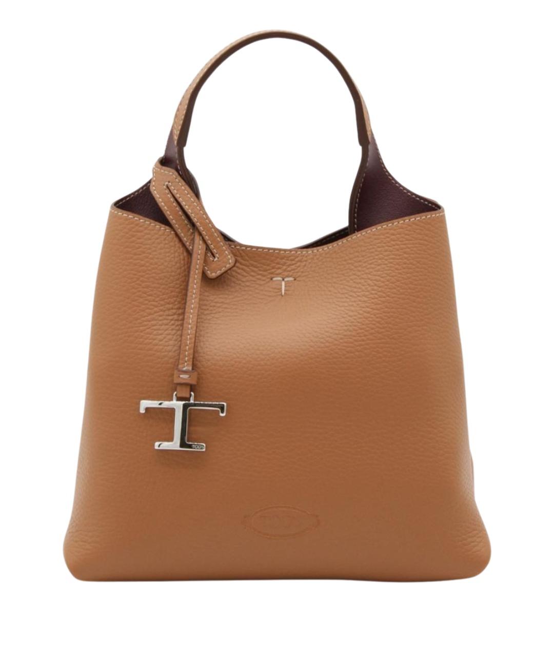 TOD'S Коричневая сумка тоут, фото 1