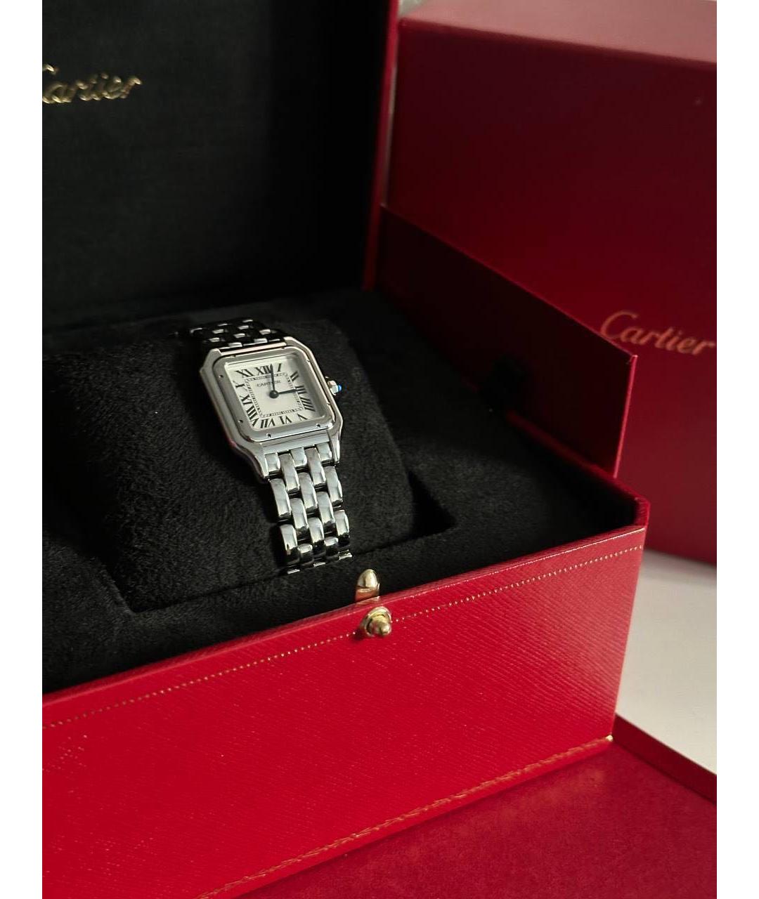 CARTIER Серебряные стальные часы, фото 4