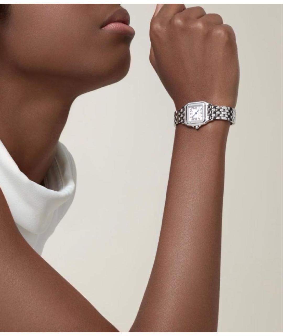 CARTIER Серебряные стальные часы, фото 3