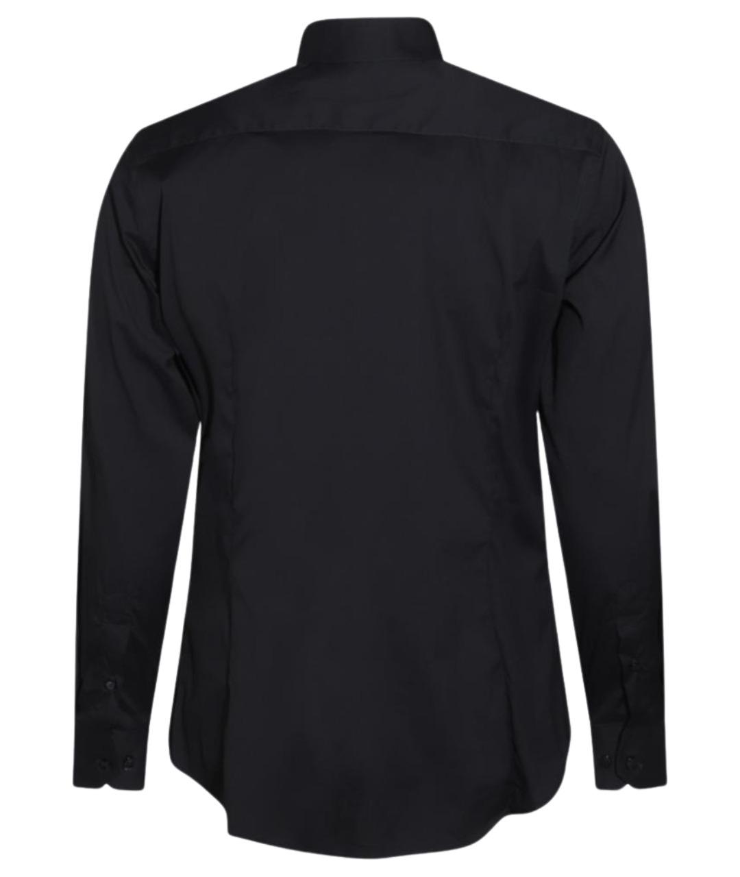 GIORGIO ARMANI Синяя хлопковая кэжуал рубашка, фото 2