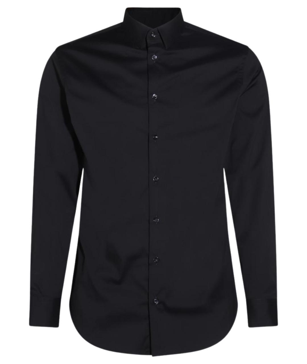 GIORGIO ARMANI Синяя хлопковая кэжуал рубашка, фото 1