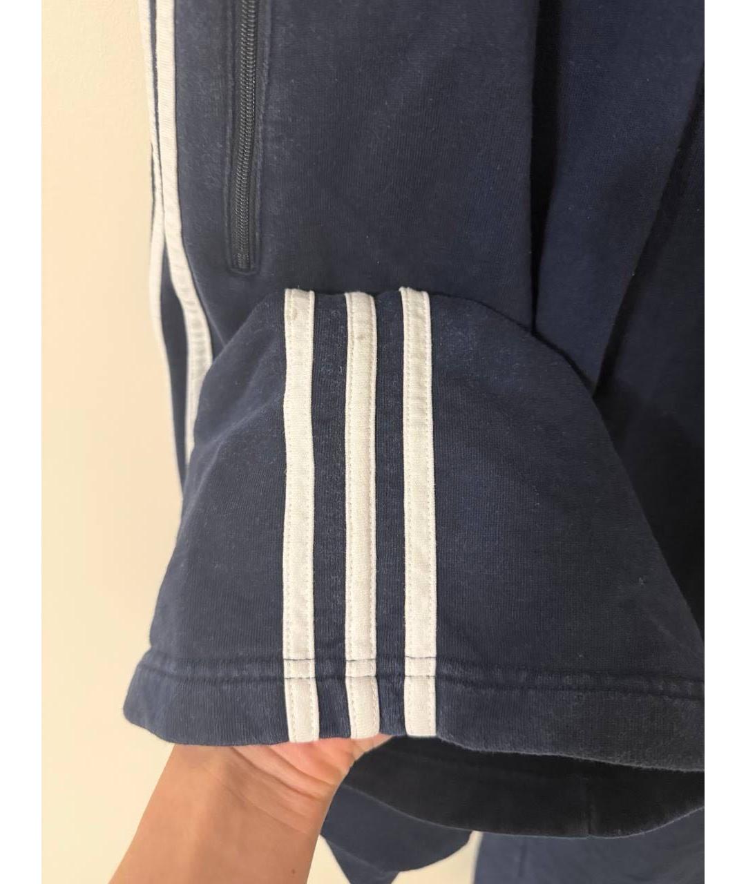 BALENCIAGA Темно-синие хлопковые повседневные брюки, фото 6