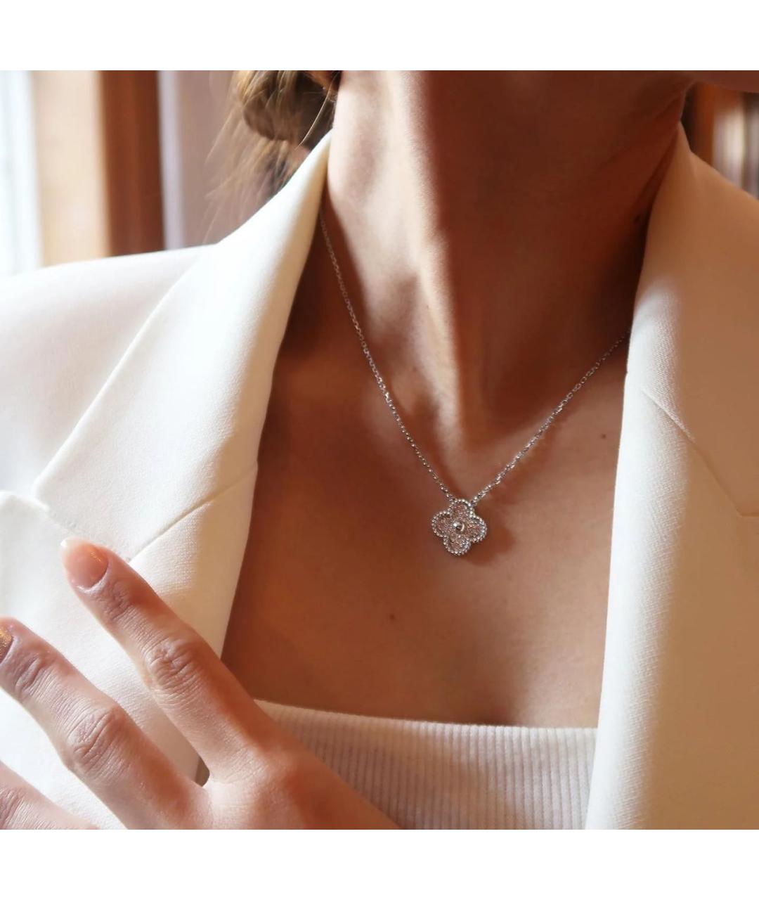 VAN CLEEF & ARPELS Серебряная подвеска из белого золота, фото 7