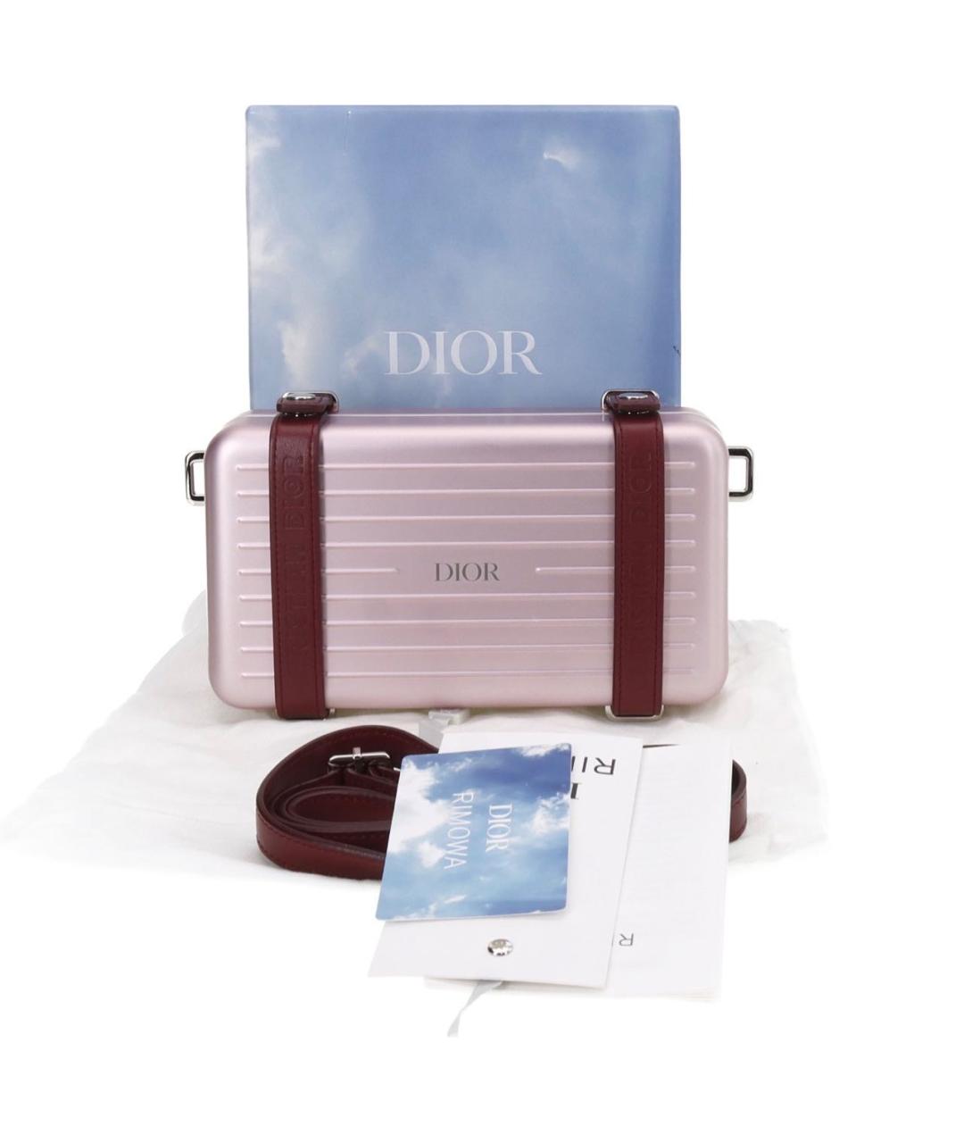 CHRISTIAN DIOR Розовая сумка через плечо, фото 3