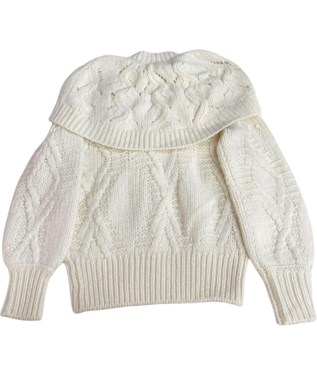 CHANEL Белый шерстяной кардиган, фото 3