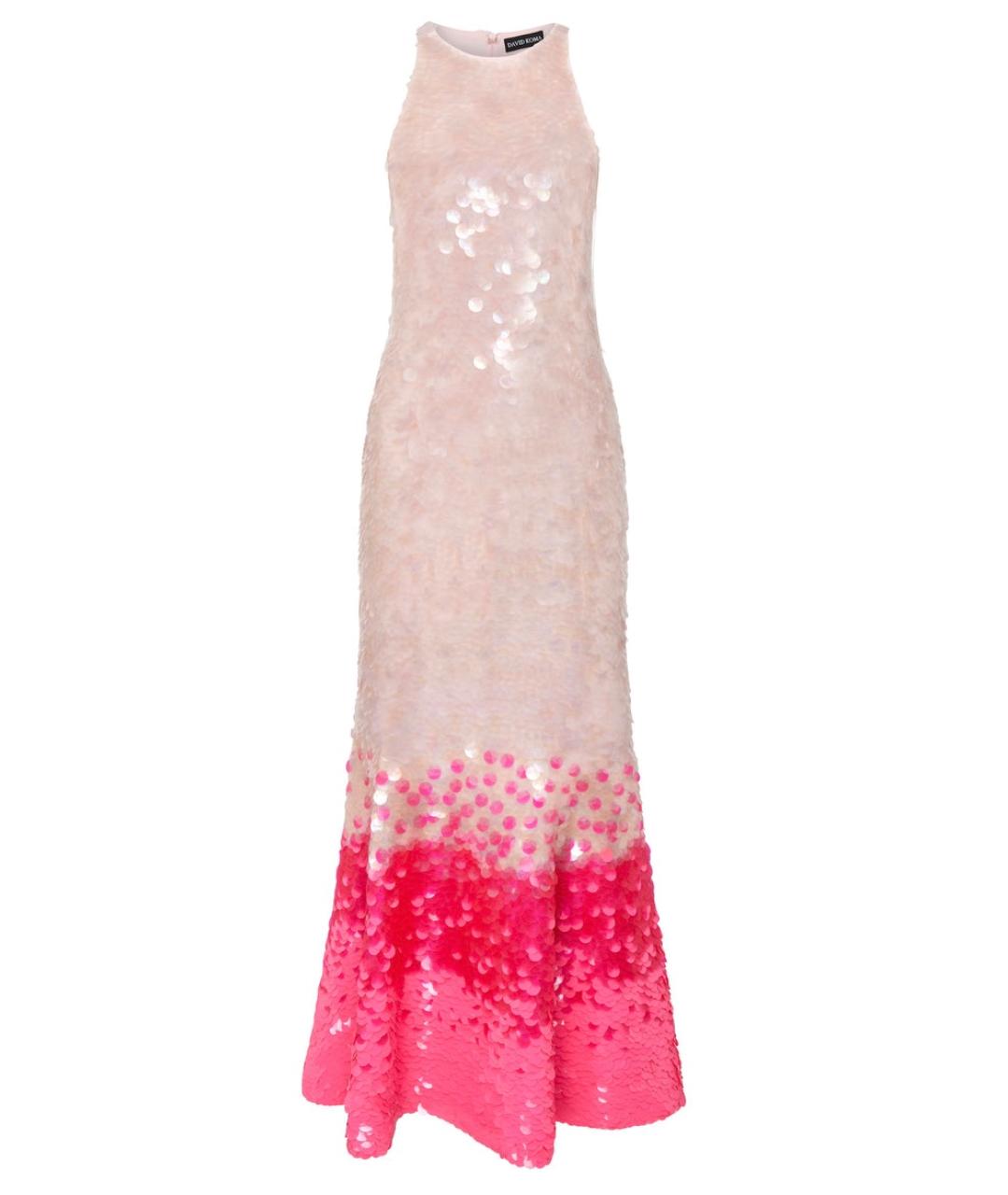 DAVID KOMA Розовое коктейльное платье, фото 1
