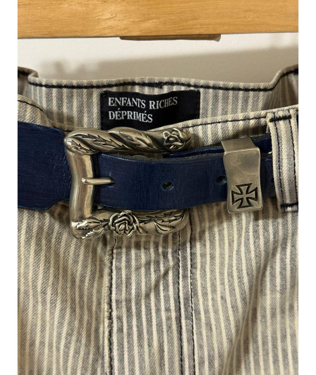 Enfants Riches Déprimés Бежевые хлопковые прямые джинсы, фото 3