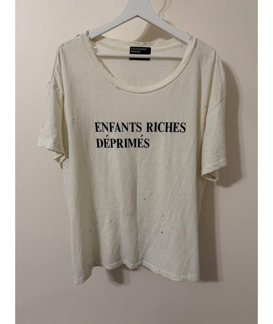 Enfants Riches Déprimés Белая хлопковая футболка, фото 6