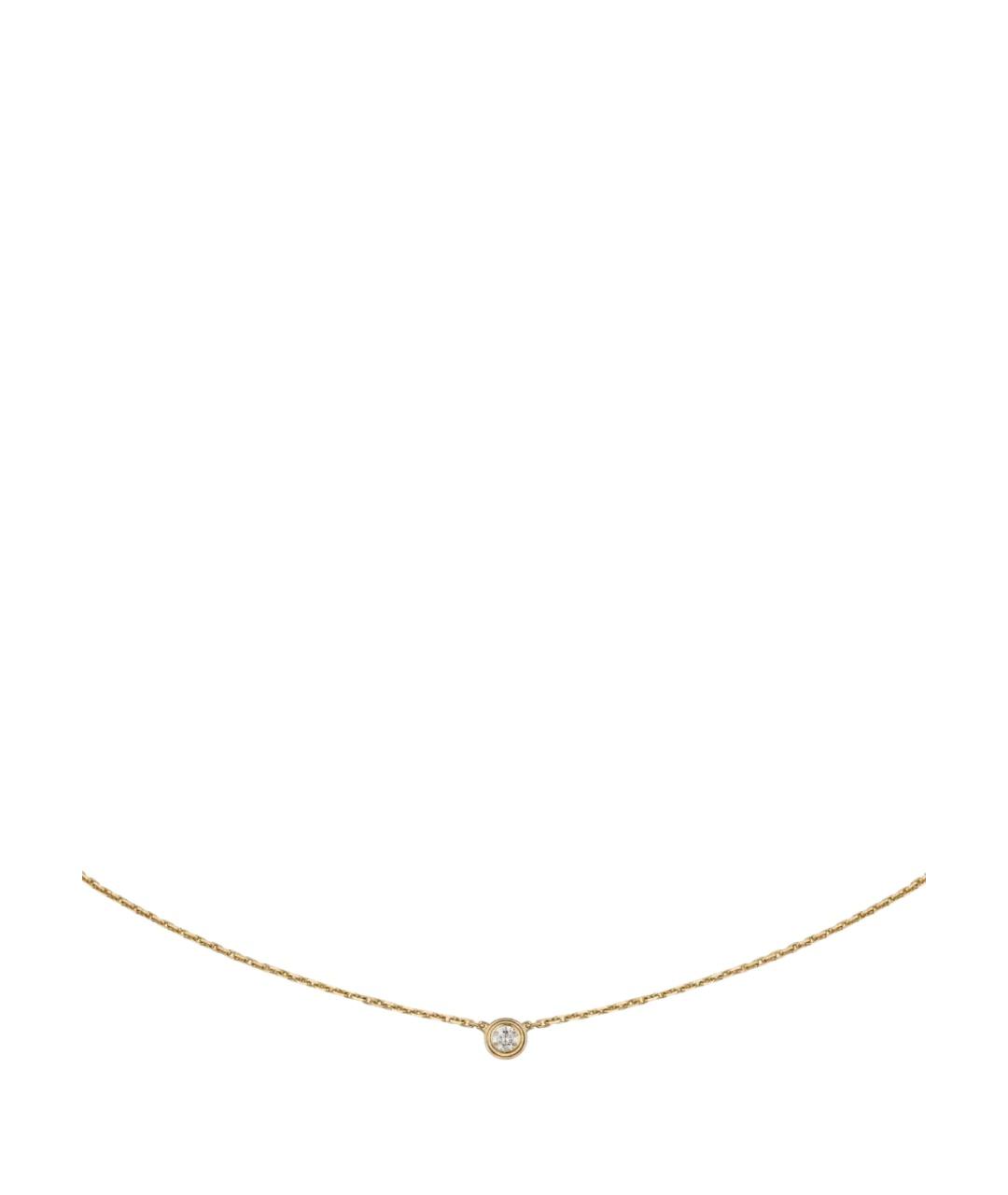 CARTIER Золотое колье из желтого золота, фото 1