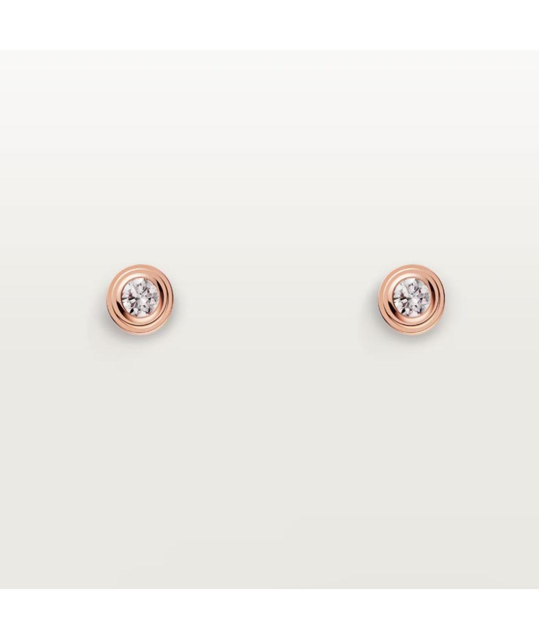 CARTIER Золотые серьги из розового золота, фото 5