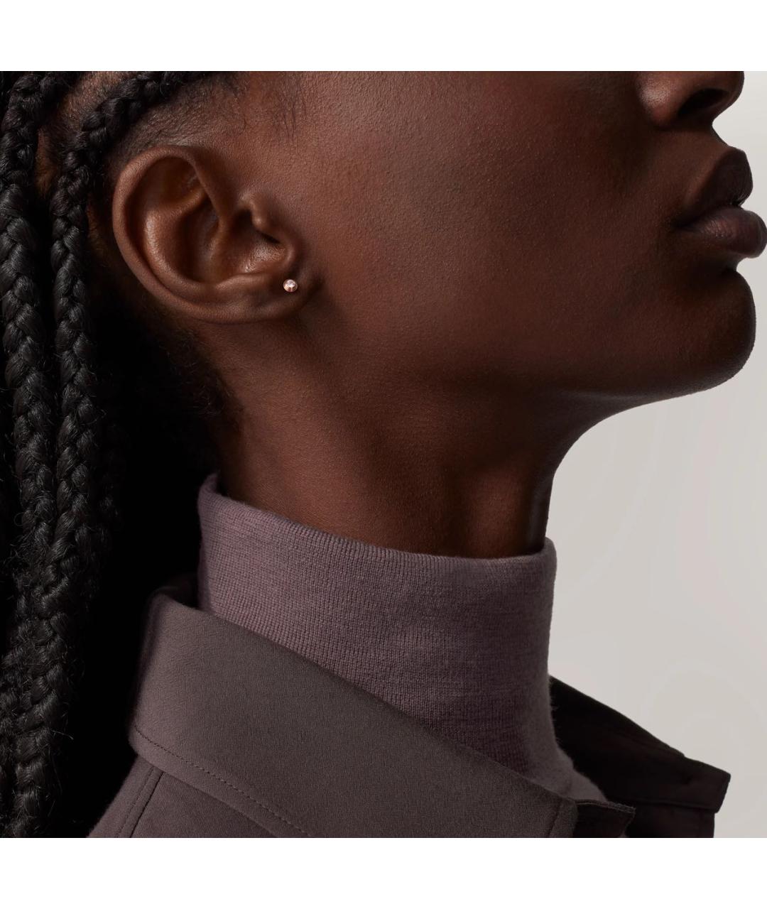 CARTIER Золотые серьги из розового золота, фото 2