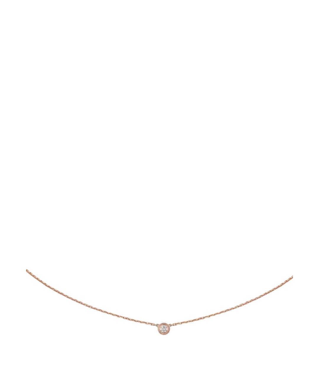 CARTIER Золотое колье из розового золота, фото 1