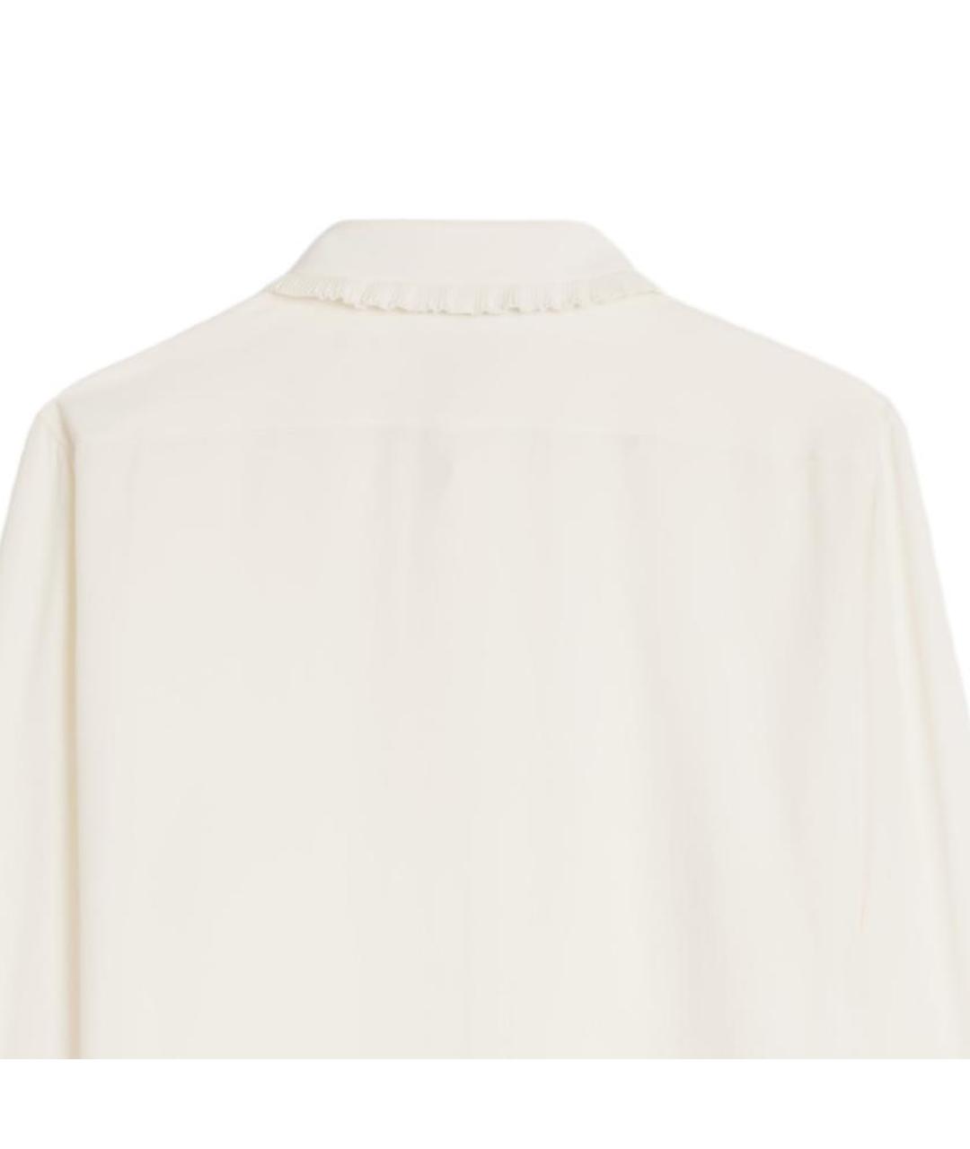 CELINE Бежевая хлопковая рубашка, фото 4