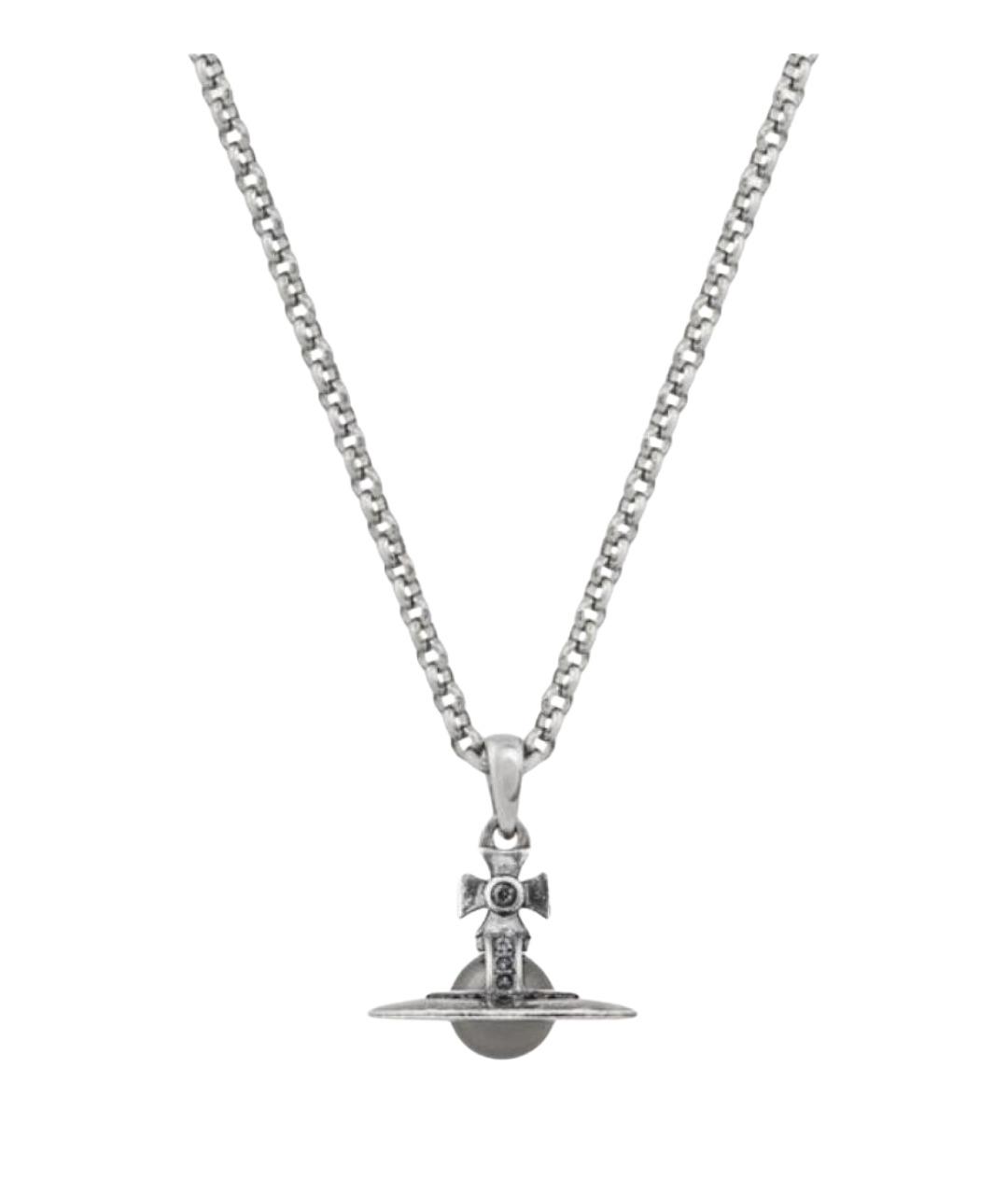 VIVIENNE WESTWOOD Серебряная латунная цепочка/подвеска, фото 1