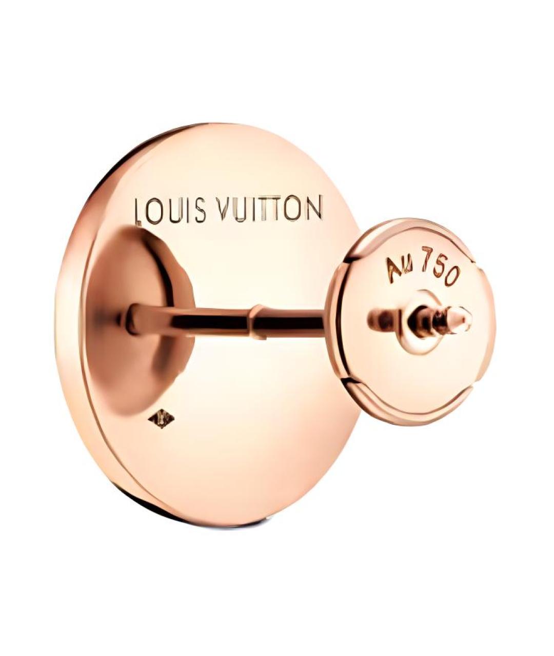 LOUIS VUITTON Розовые серьги, фото 2