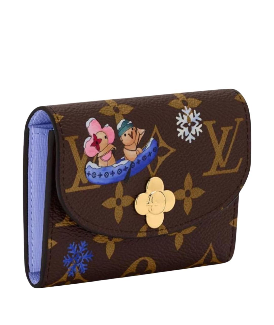 LOUIS VUITTON Коричневый кошелек, фото 1