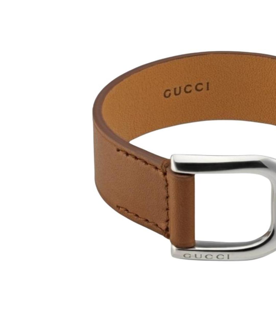 GUCCI Коричневый браслет, фото 2
