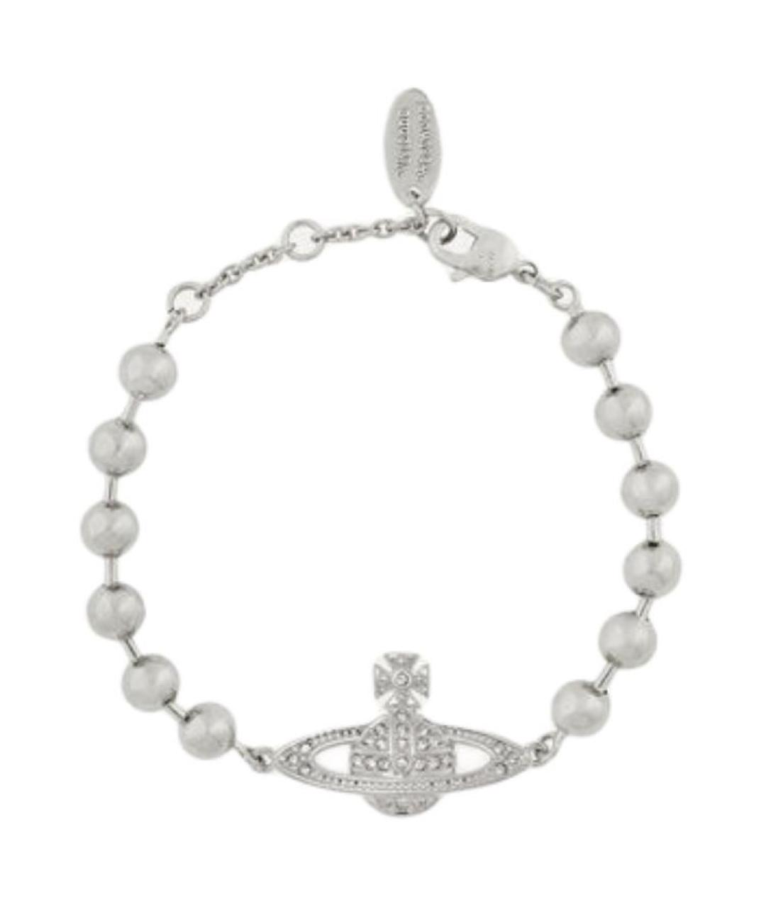 VIVIENNE WESTWOOD Серебрянный латунный браслет, фото 3