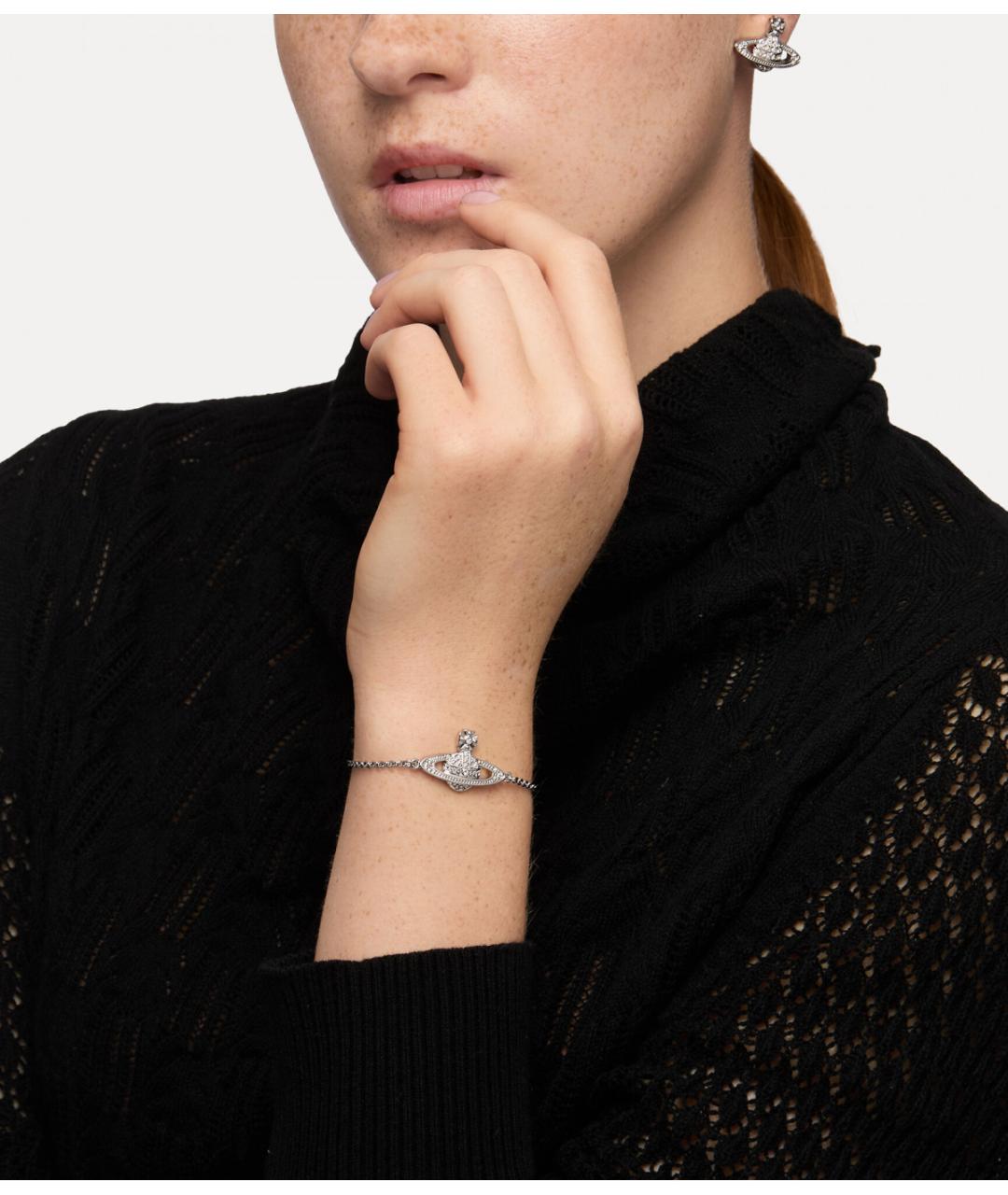 VIVIENNE WESTWOOD Серебрянный латунный браслет, фото 3