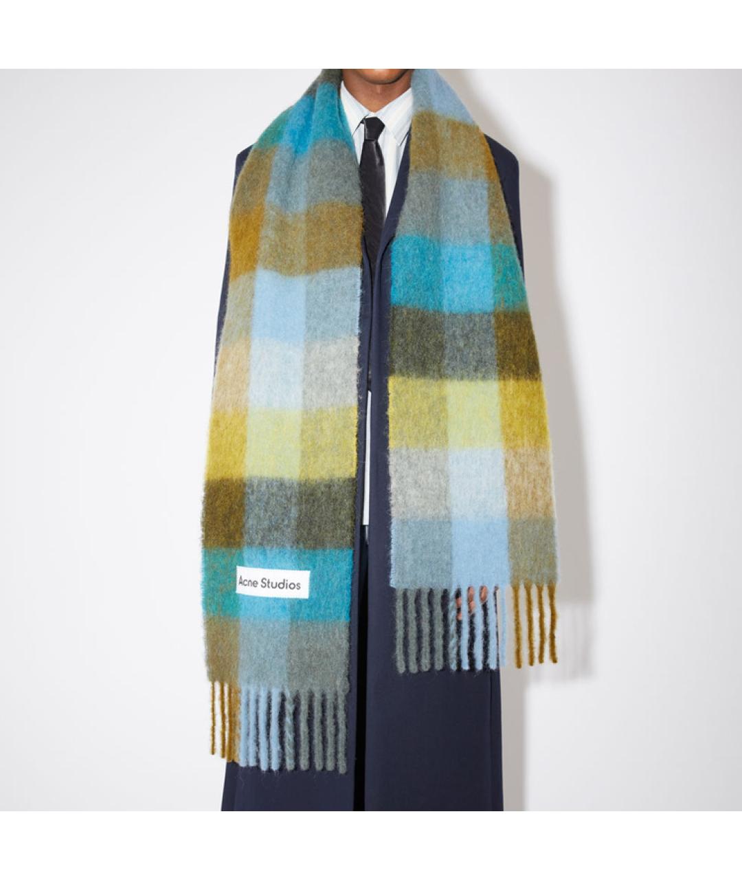 ACNE STUDIOS Мульти шерстяной шарф, фото 2