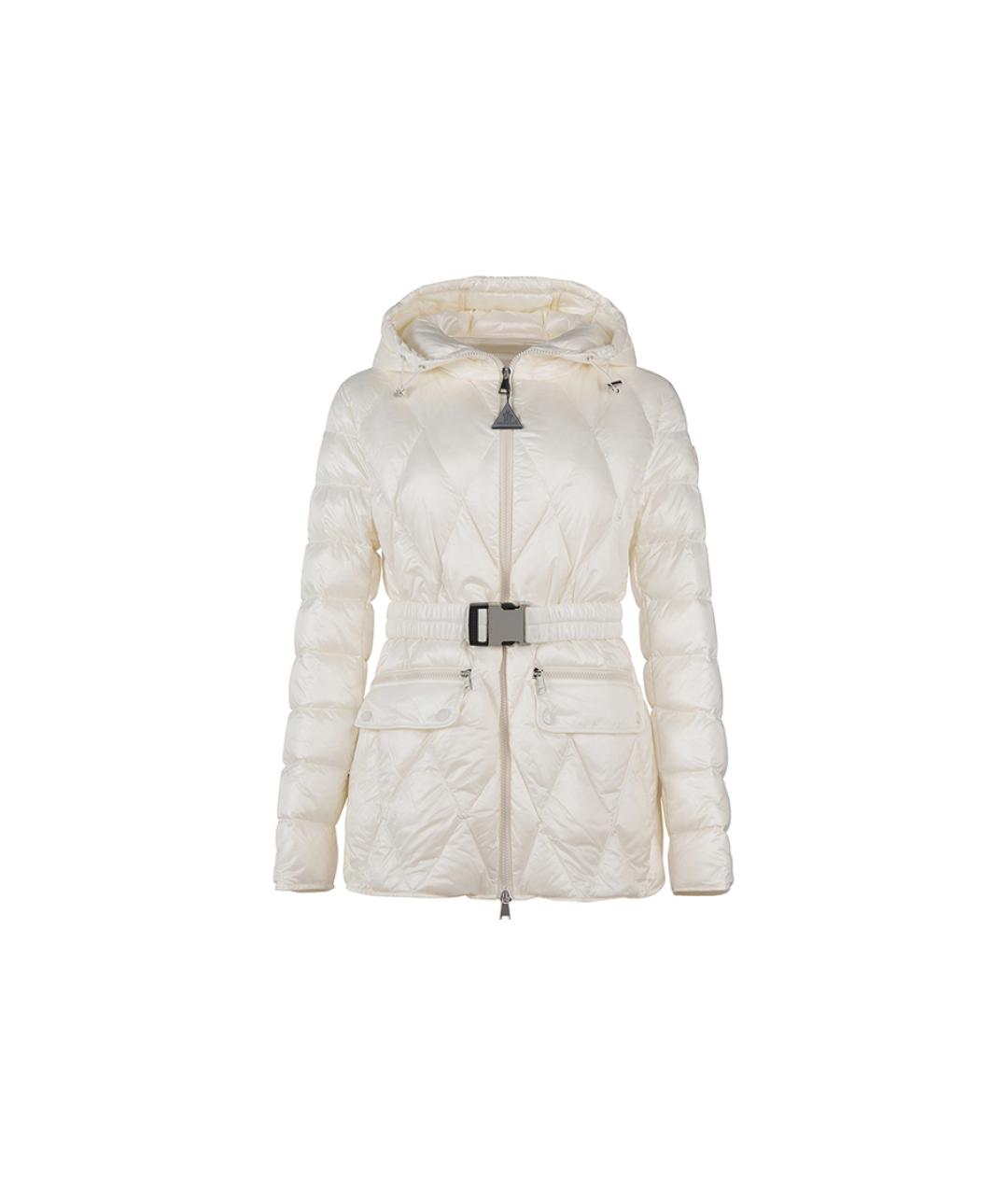 MONCLER Белый пуховик, фото 1