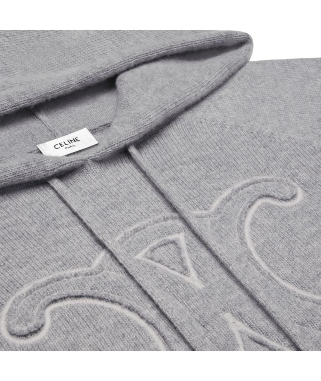 CELINE Серый джемпер / свитер, фото 3