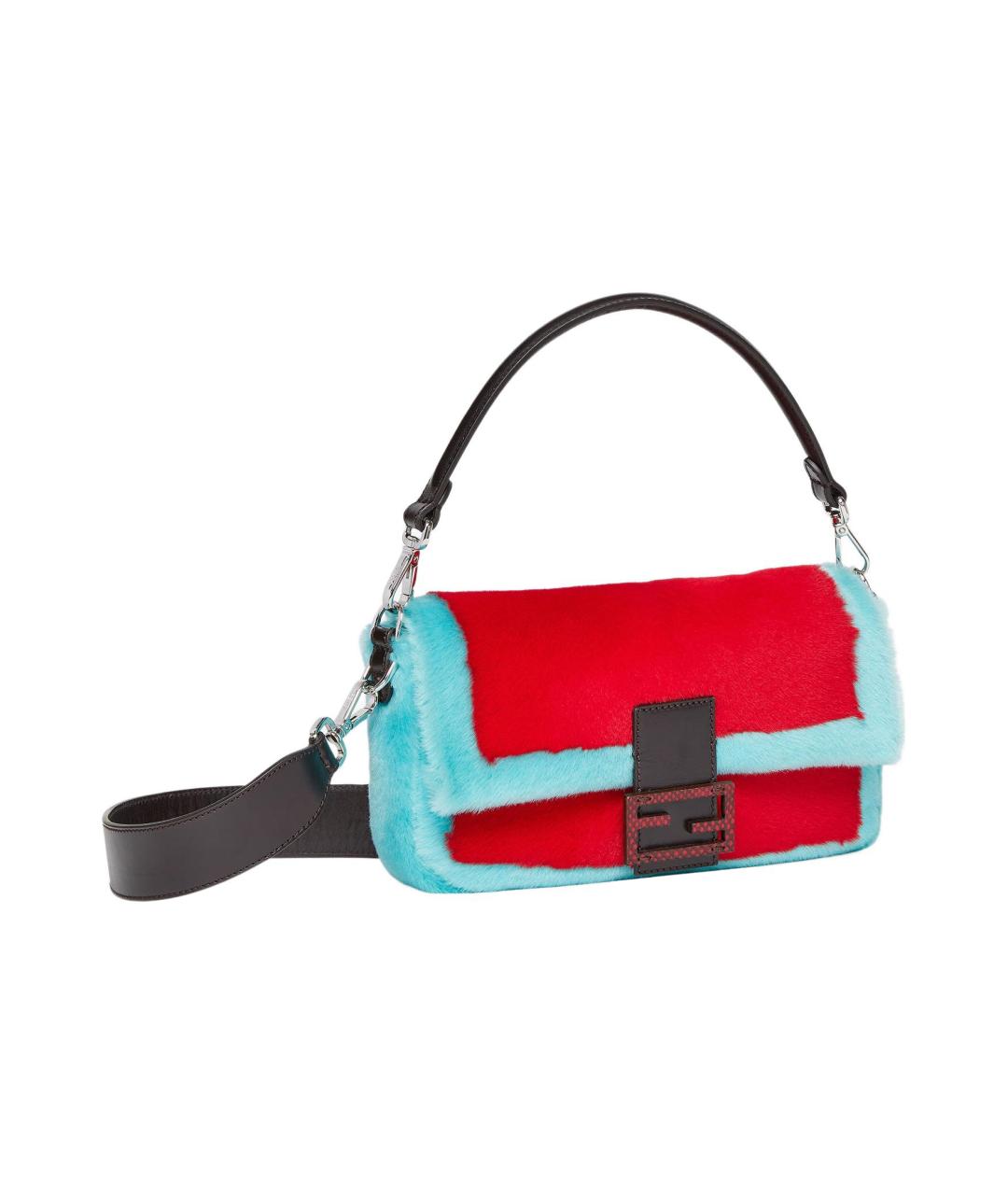 FENDI Красная сумка через плечо, фото 3