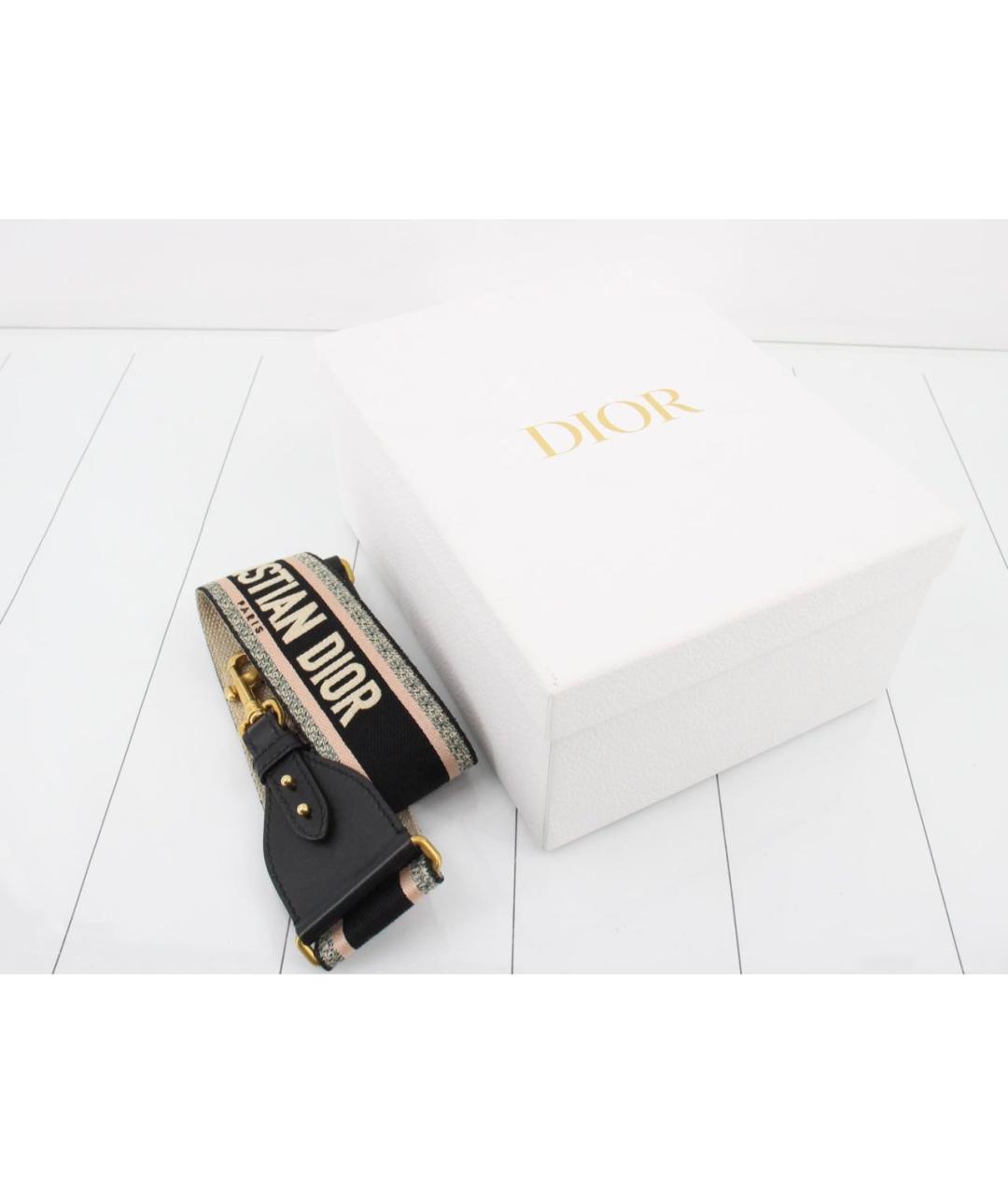 CHRISTIAN DIOR Темно-синяя кожаная сумка через плечо, фото 6