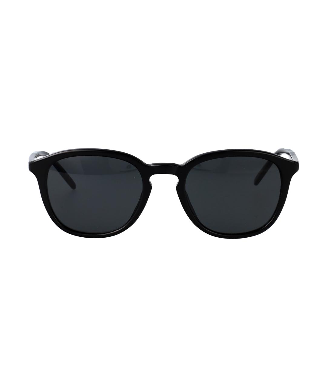 SAINT LAURENT Черные пластиковые солнцезащитные очки, фото 1