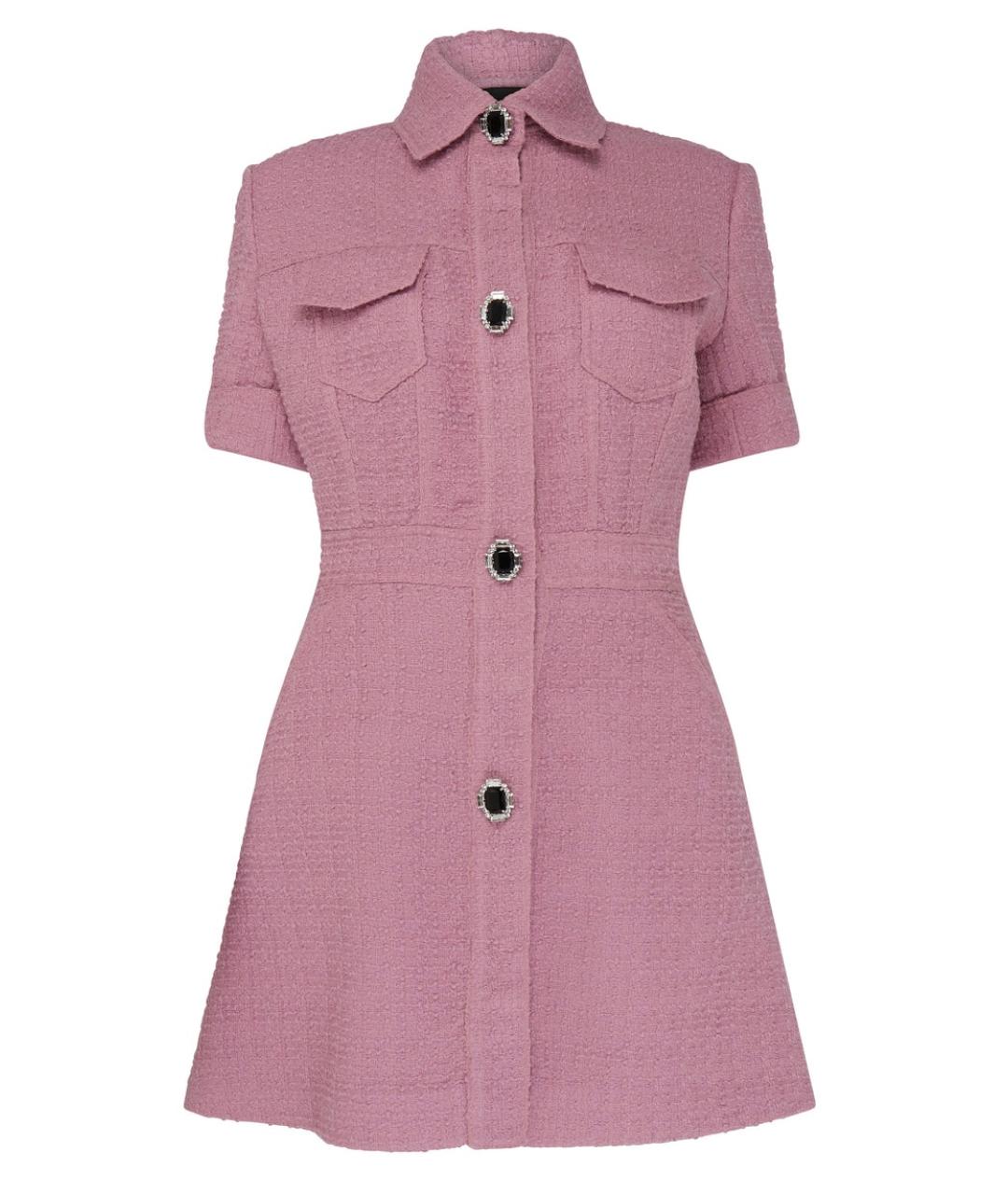 DAVID KOMA Розовое коктейльное платье, фото 2