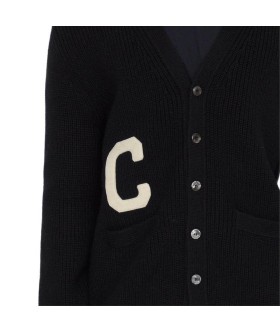 CELINE Черный шерстяной кардиган, фото 5