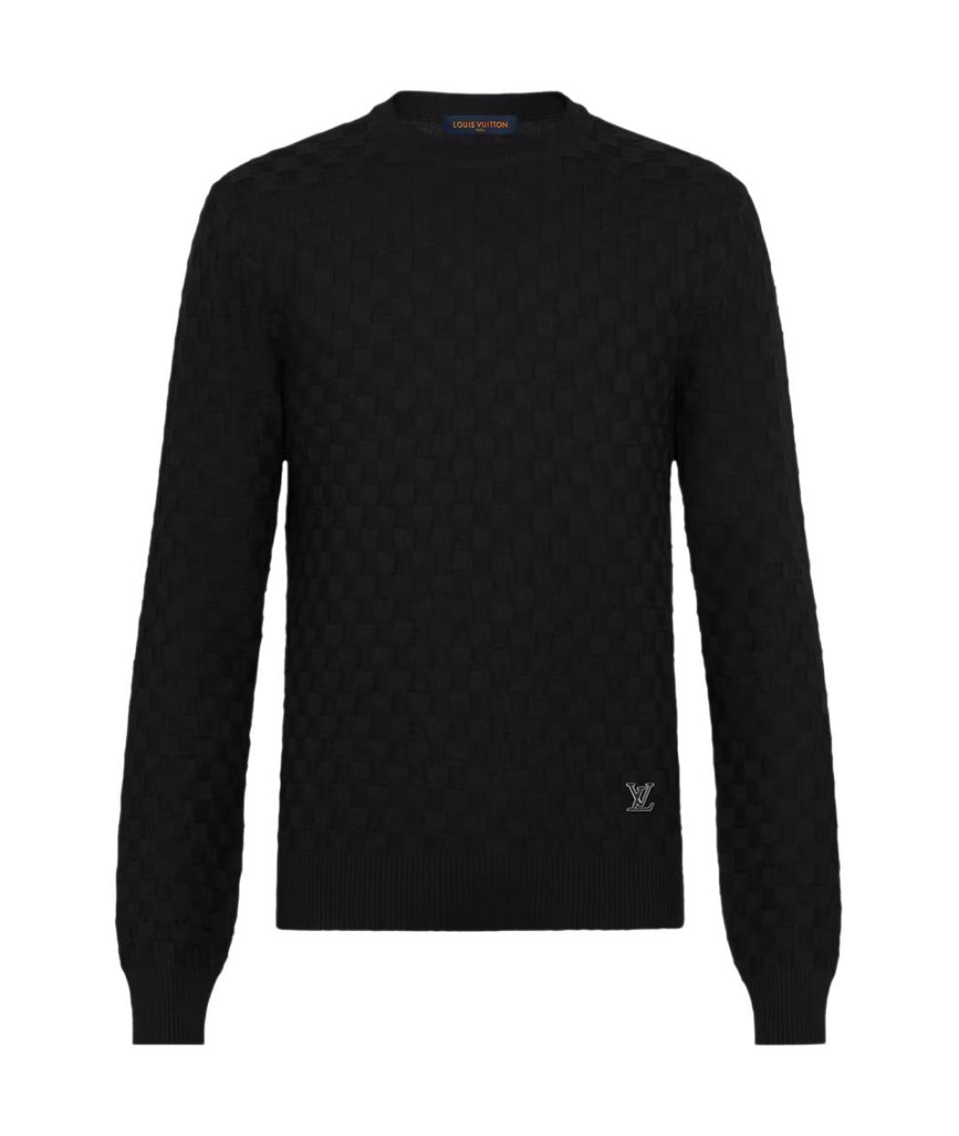 LOUIS VUITTON Черный джемпер / свитер, фото 1