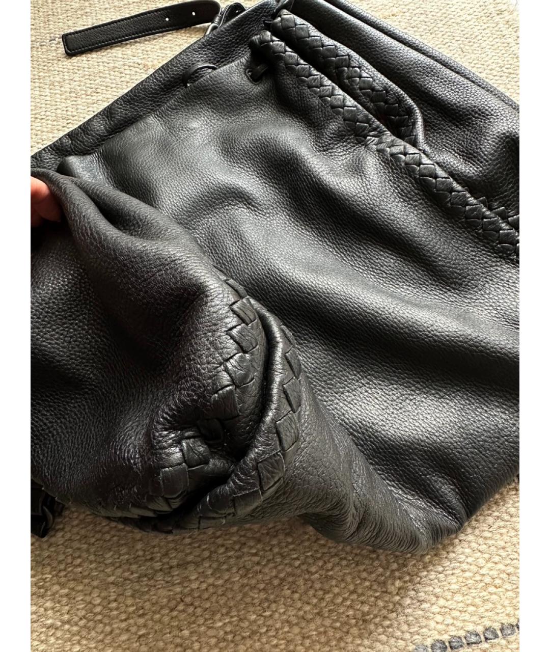 BOTTEGA VENETA Черная сумка с короткими ручками, фото 6