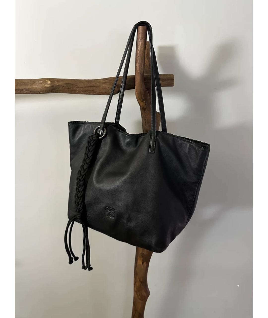 LOEWE Серая сумка с короткими ручками, фото 10