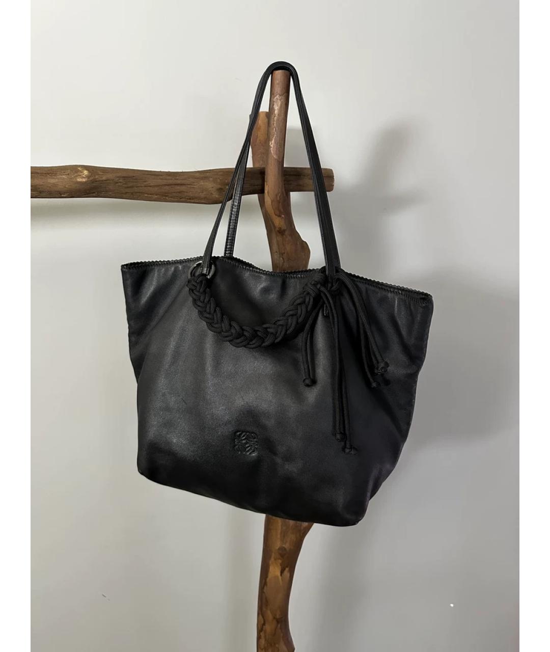 LOEWE Серая сумка с короткими ручками, фото 9