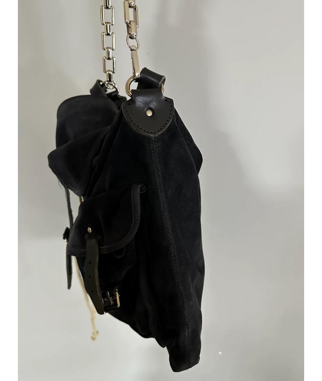 BALENCIAGA Серая замшевая сумка с короткими ручками, фото 4