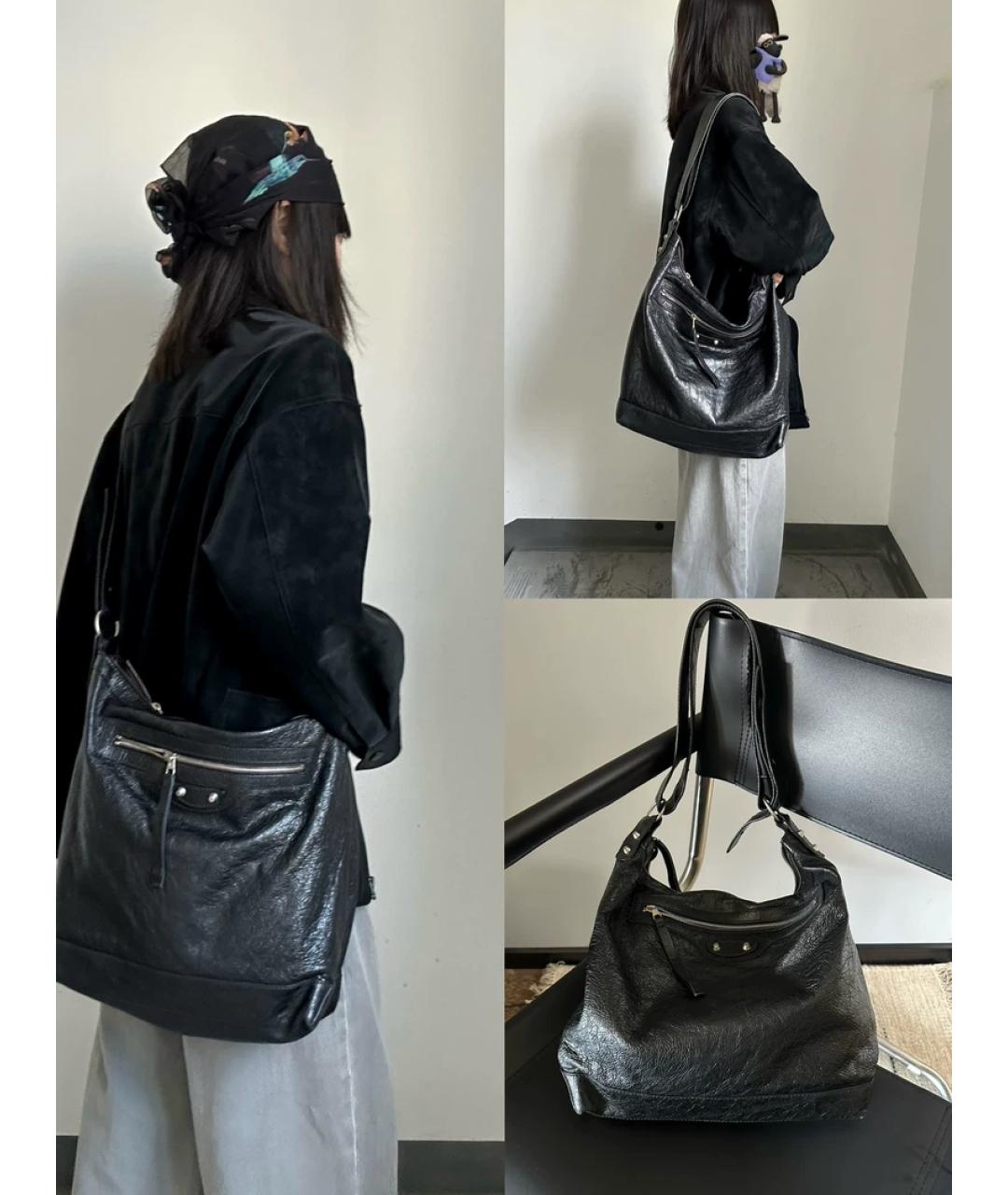 BALENCIAGA Серебряная сумка с короткими ручками, фото 10