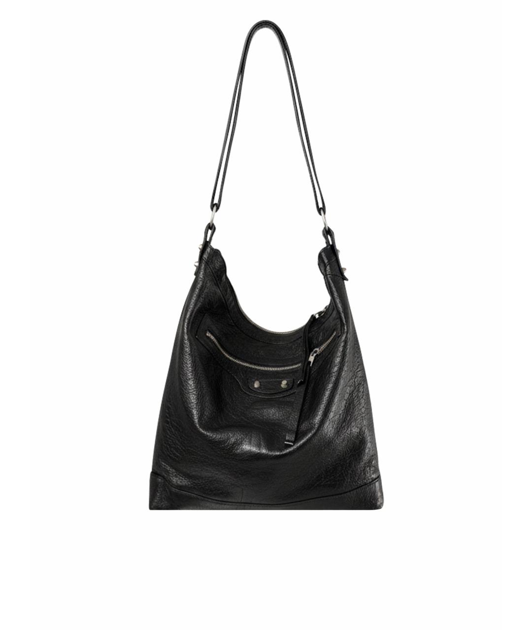 BALENCIAGA Серебряная сумка с короткими ручками, фото 1