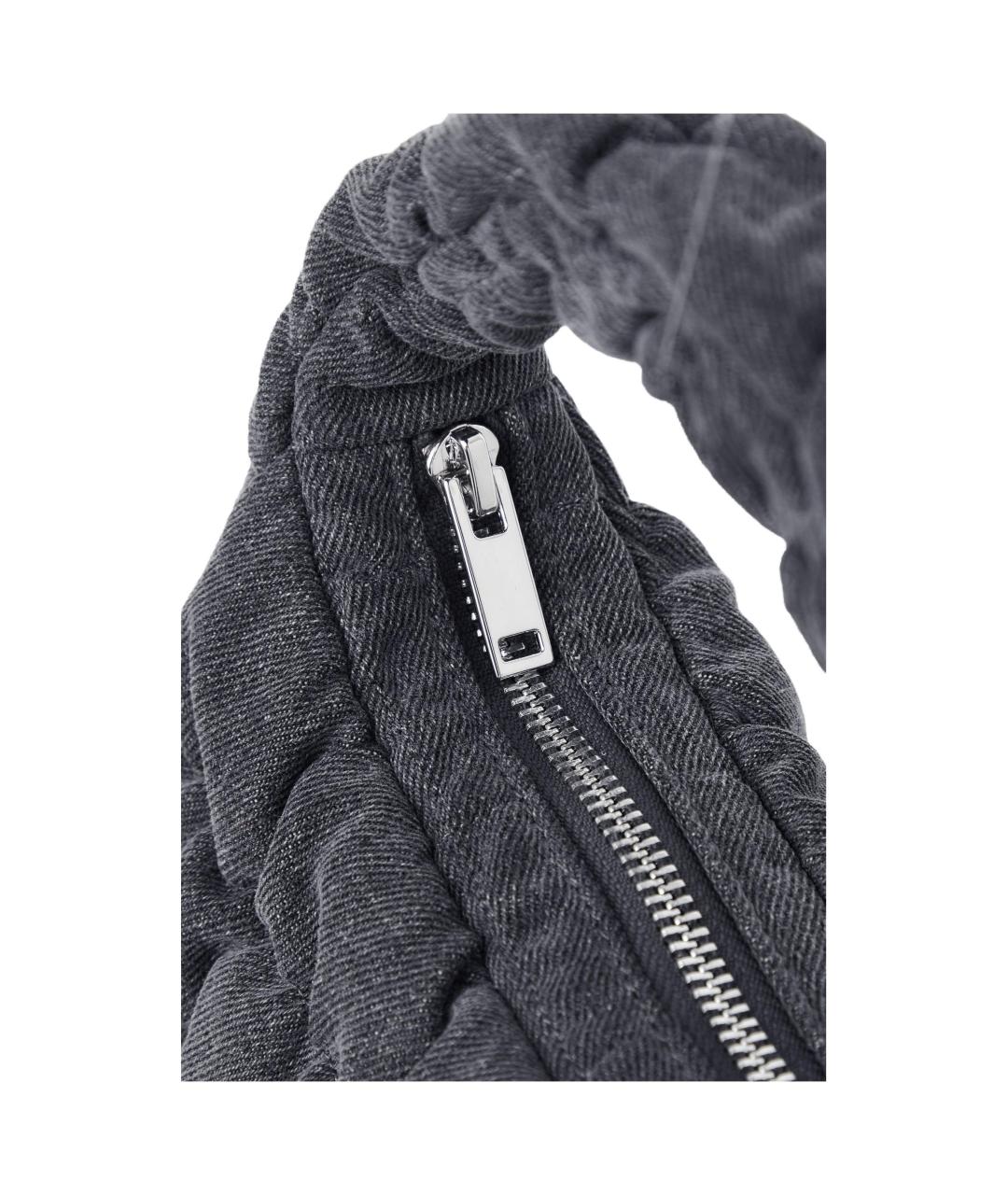 COS Серая хлопковая сумка через плечо, фото 2